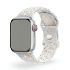 Correa Apple Watch de silicona perforada, diseño moteado deportivo, modelo Nyro