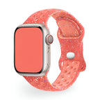 Correa Apple Watch de silicona perforada, diseño moteado deportivo, modelo Nyro