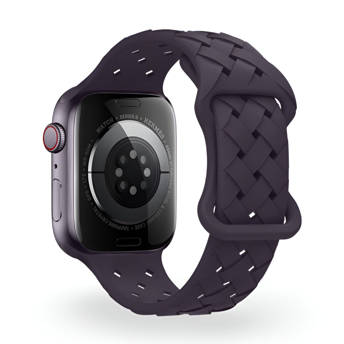Correa de Apple Watch, de silicona, unisex, modelo Quorra