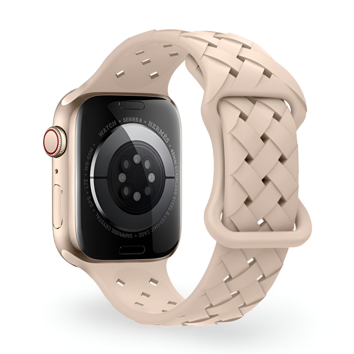 Correa de Apple Watch, de silicona, unisex, modelo Quorra