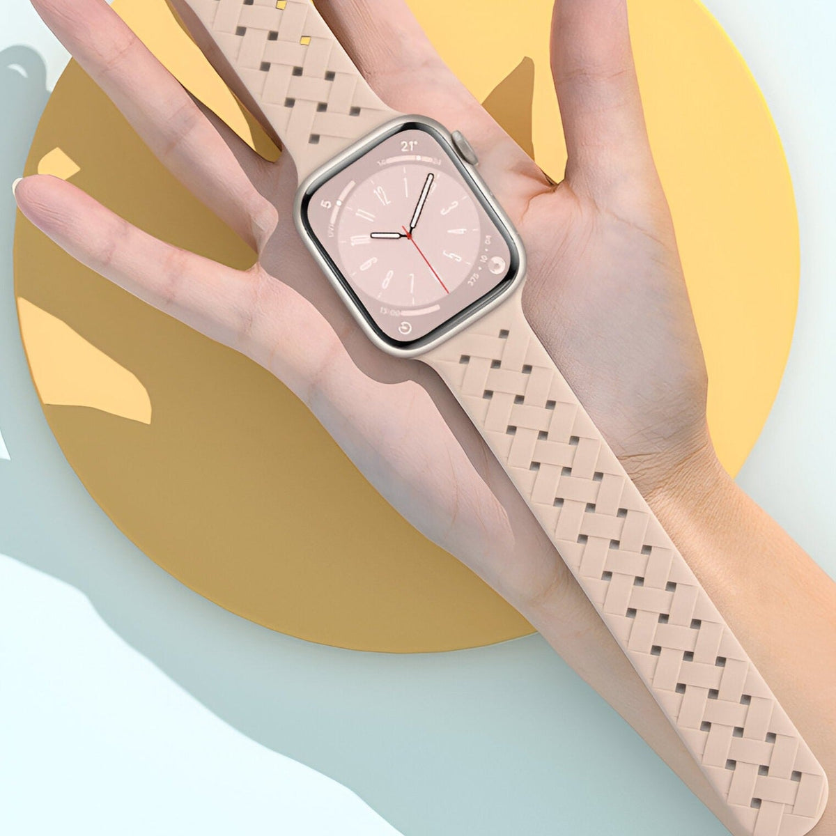 Correa de Apple Watch, de silicona, unisex, modelo Quorra