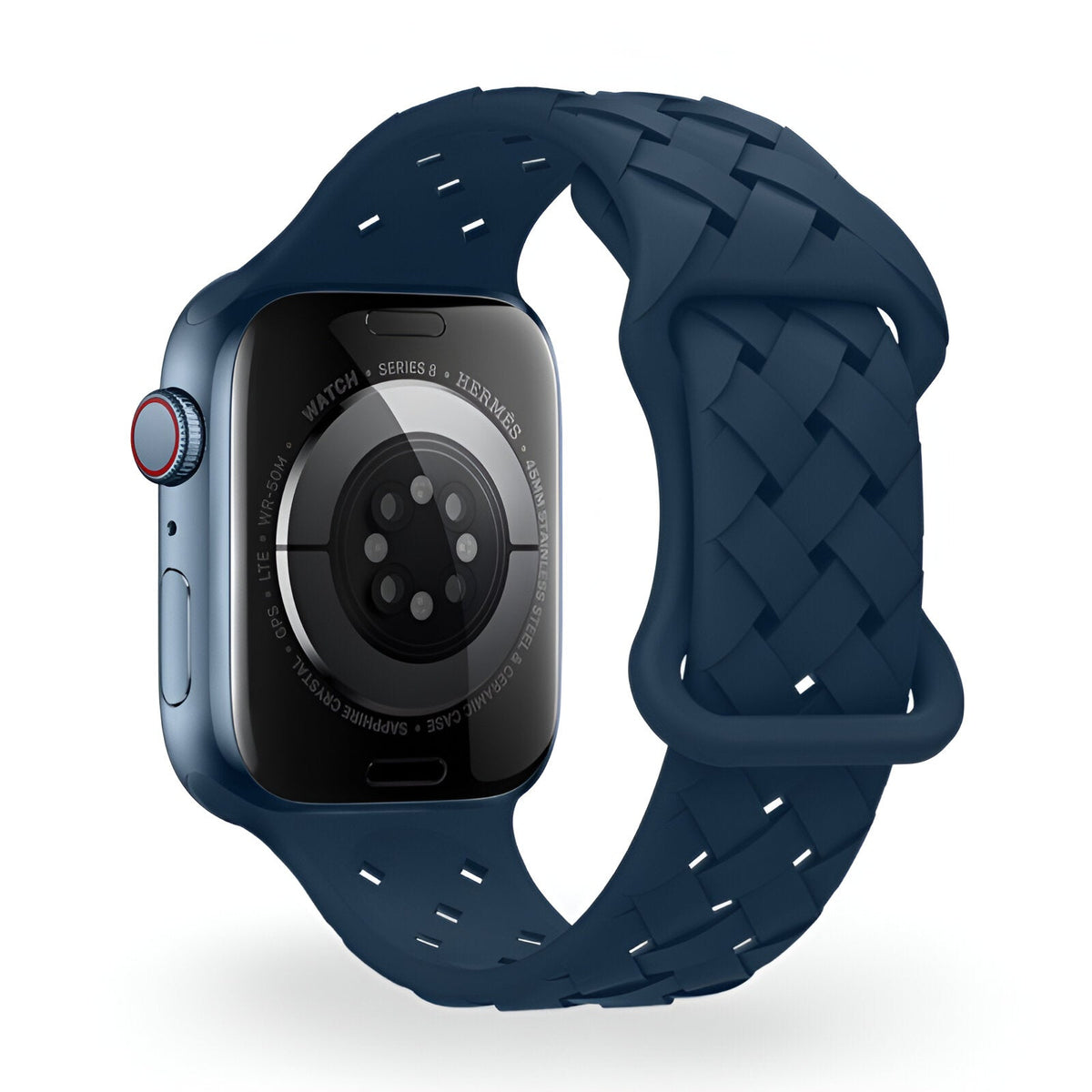 Correa de Apple Watch, de silicona, unisex, modelo Quorra