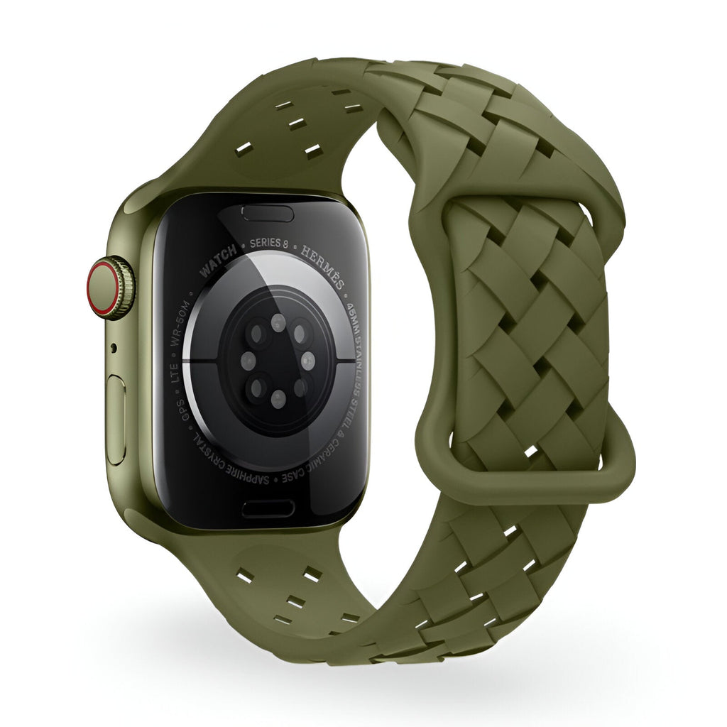 Correa de Apple Watch, de silicona, unisex, modelo Quorra