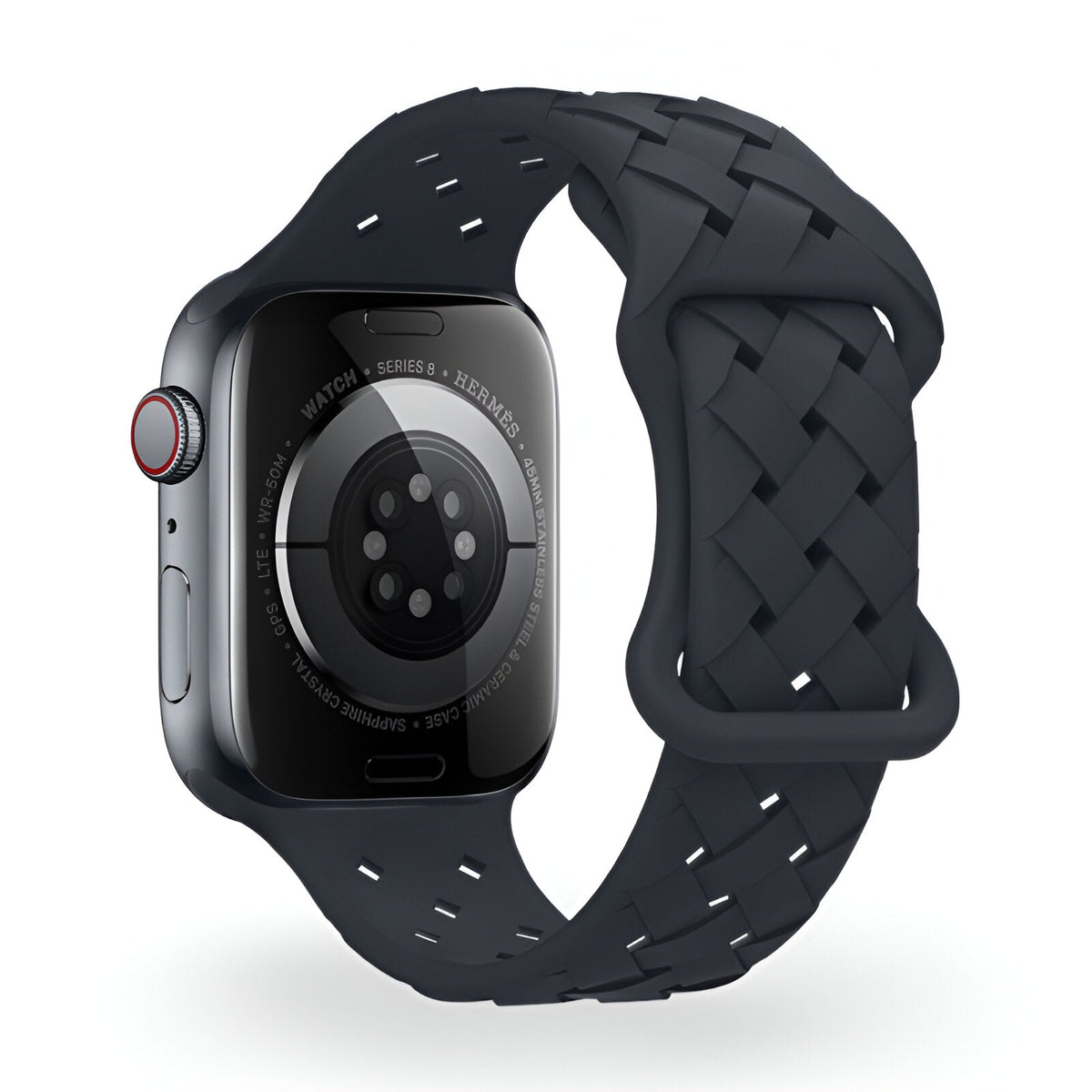Correa de Apple Watch, de silicona, unisex, modelo Quorra
