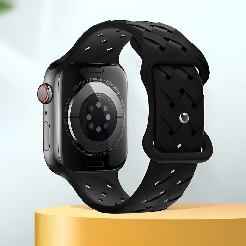 Correa de Apple Watch, de silicona, unisex, modelo Quorra