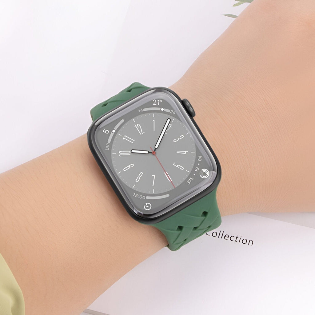 Correa de Apple Watch, de silicona, unisex, modelo Quorra