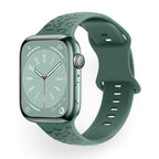 Correa de Apple Watch de silicona, motivo leopardo en relieve, todas las series, modelo Soria