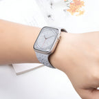 Correa de Apple Watch de silicona, motivo leopardo en relieve, todas las series, modelo Soria