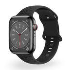 Correa de Apple Watch de silicona, motivo leopardo en relieve, todas las series, modelo Soria