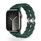 Correa de Apple Watch de silicona calada, diseño de eslabones de cadena, modelo Vexa