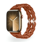 Correa de Apple Watch de silicona calada, diseño de eslabones de cadena, modelo Vexa