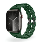 Correa de Apple Watch de silicona calada, diseño de eslabones de cadena, modelo Vexa