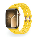 Correa de Apple Watch de silicona calada, diseño de eslabones de cadena, modelo Vexa
