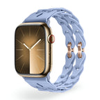 Correa de Apple Watch de silicona calada, diseño de eslabones de cadena, modelo Vexa