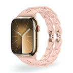 Correa de Apple Watch de silicona calada, diseño de eslabones de cadena, modelo Vexa