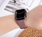 Correa de Apple Watch, de silicona con motivo floral, unisex, modelo Nexus