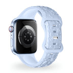 Correa de Apple Watch, de silicona con motivo floral, unisex, modelo Nexus