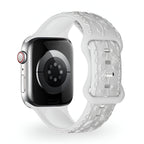 Correa de Apple Watch, de silicona con motivo floral, unisex, modelo Nexus