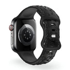 Correa de Apple Watch, de silicona con motivo floral, unisex, modelo Nexus