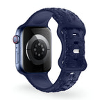 Correa de Apple Watch, de silicona con motivo floral, unisex, modelo Nexus