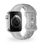 Correa de Apple Watch, de silicona con motivo floral, unisex, modelo Nexus