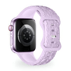 Correa de Apple Watch, de silicona con motivo floral, unisex, modelo Nexus