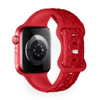 Correa de Apple Watch, de silicona con motivo floral, unisex, modelo Nexus