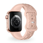 Correa de Apple Watch, de silicona con motivo floral, unisex, modelo Nexus