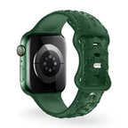 Correa de Apple Watch, de silicona con motivo floral, unisex, modelo Nexus