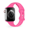 Correa de Apple Watch de silicona, diseño de talle fino, hebilla mariposa, para mujer, modelo Kairo