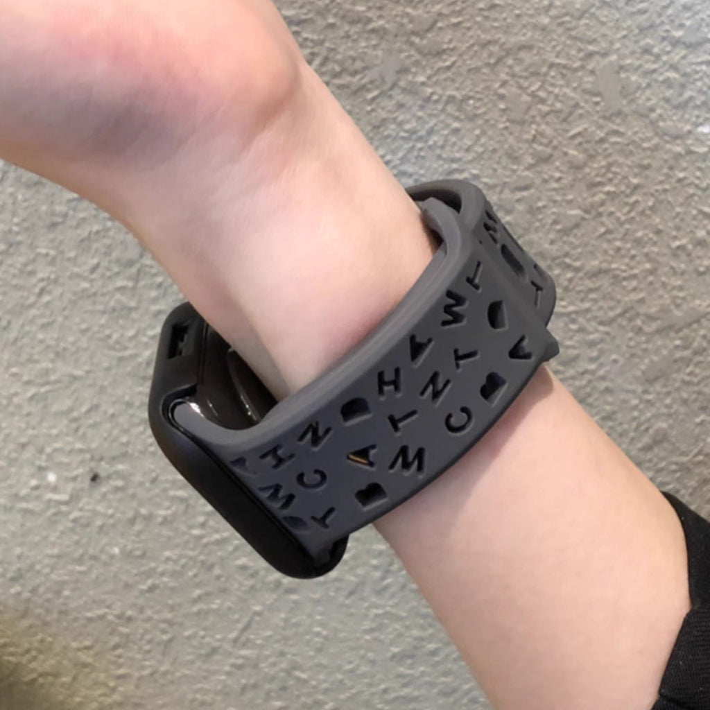 Correa Apple Watch de silicona, para mujer, modelo Rona