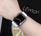 Correa Apple Watch de silicona perforada, diseño panal transpirable, modelo Yara