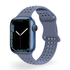 Correa Apple Watch de silicona perforada, diseño panal transpirable, modelo Yara