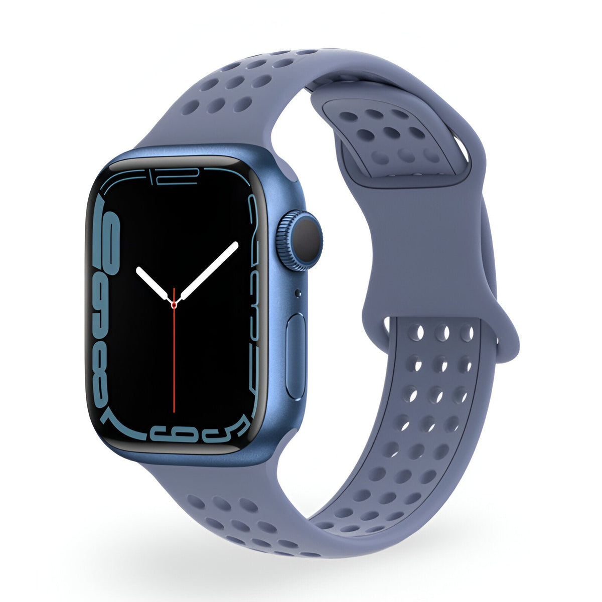 Correa Apple Watch de silicona perforada, diseño panal transpirable, modelo Yara