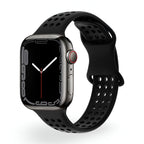 Correa Apple Watch de silicona perforada, diseño panal transpirable, modelo Yara
