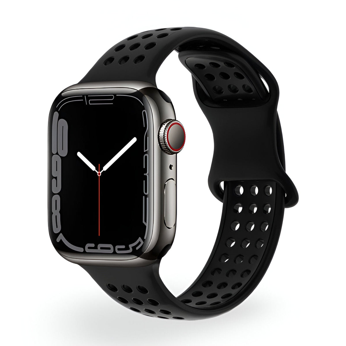 Correa Apple Watch de silicona perforada, diseño panal transpirable, modelo Yara