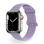 Correa Apple Watch de silicona perforada, diseño panal transpirable, modelo Yara