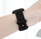 Correa Apple Watch de silicona perforada, diseño panal transpirable, modelo Yara