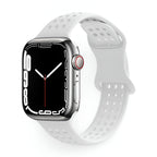 Correa Apple Watch de silicona perforada, diseño panal transpirable, modelo Yara