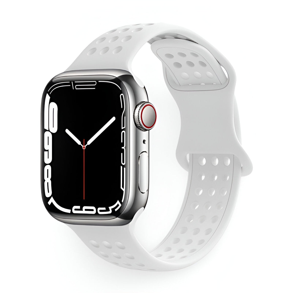 Correa Apple Watch de silicona perforada, diseño panal transpirable, modelo Yara