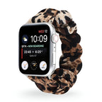 Correa Apple Watch tipo scrunchie, tela elástica con motivos, para mujer, modelo Jynara