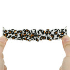 Correa Apple Watch tipo scrunchie, tela elástica con motivos, para mujer, modelo Jynara