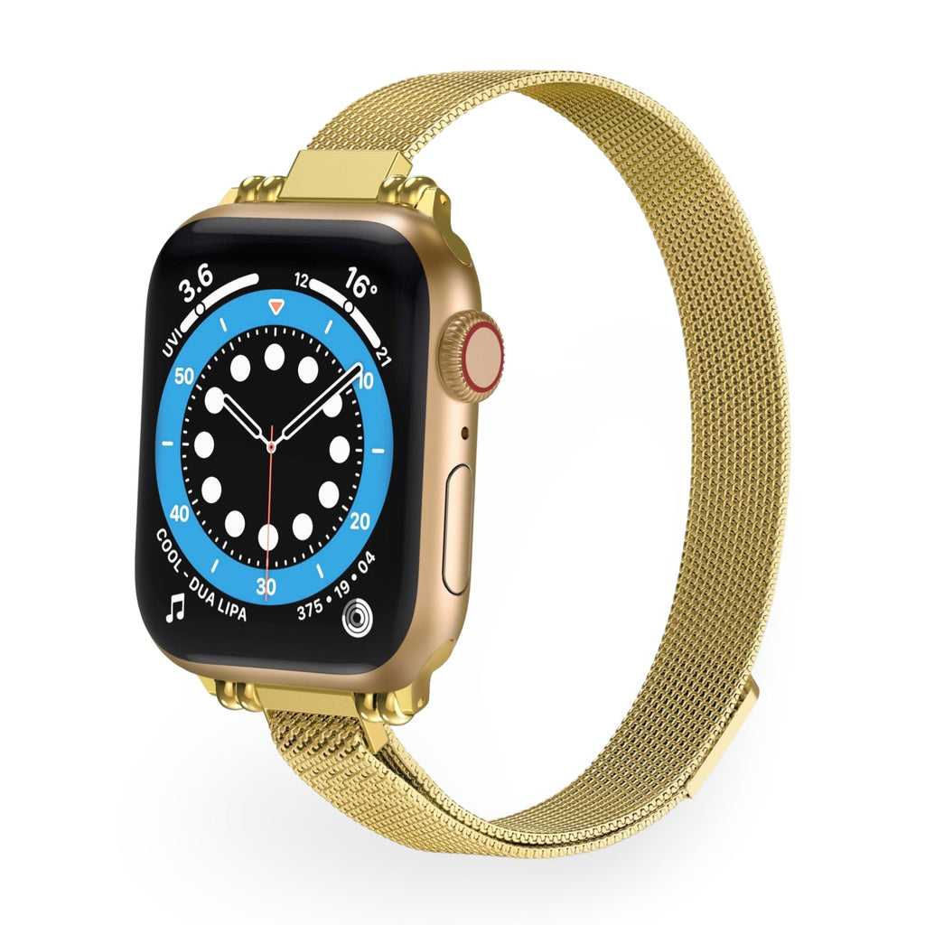 Correa Apple Watch, malla milanesa, para mujer, modelo Walida