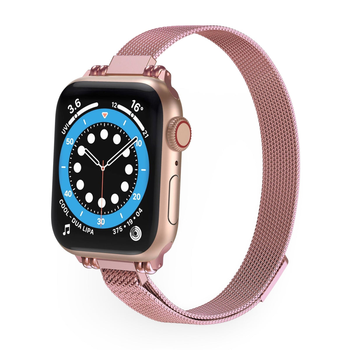 Correa Apple Watch, malla milanesa, para mujer, modelo Walida