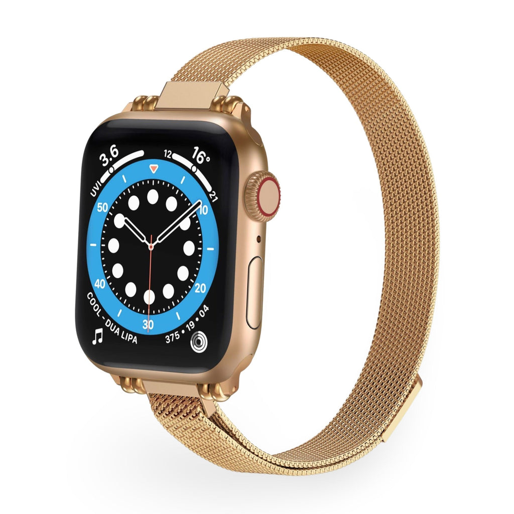 Correa Apple Watch, malla milanesa, para mujer, modelo Walida