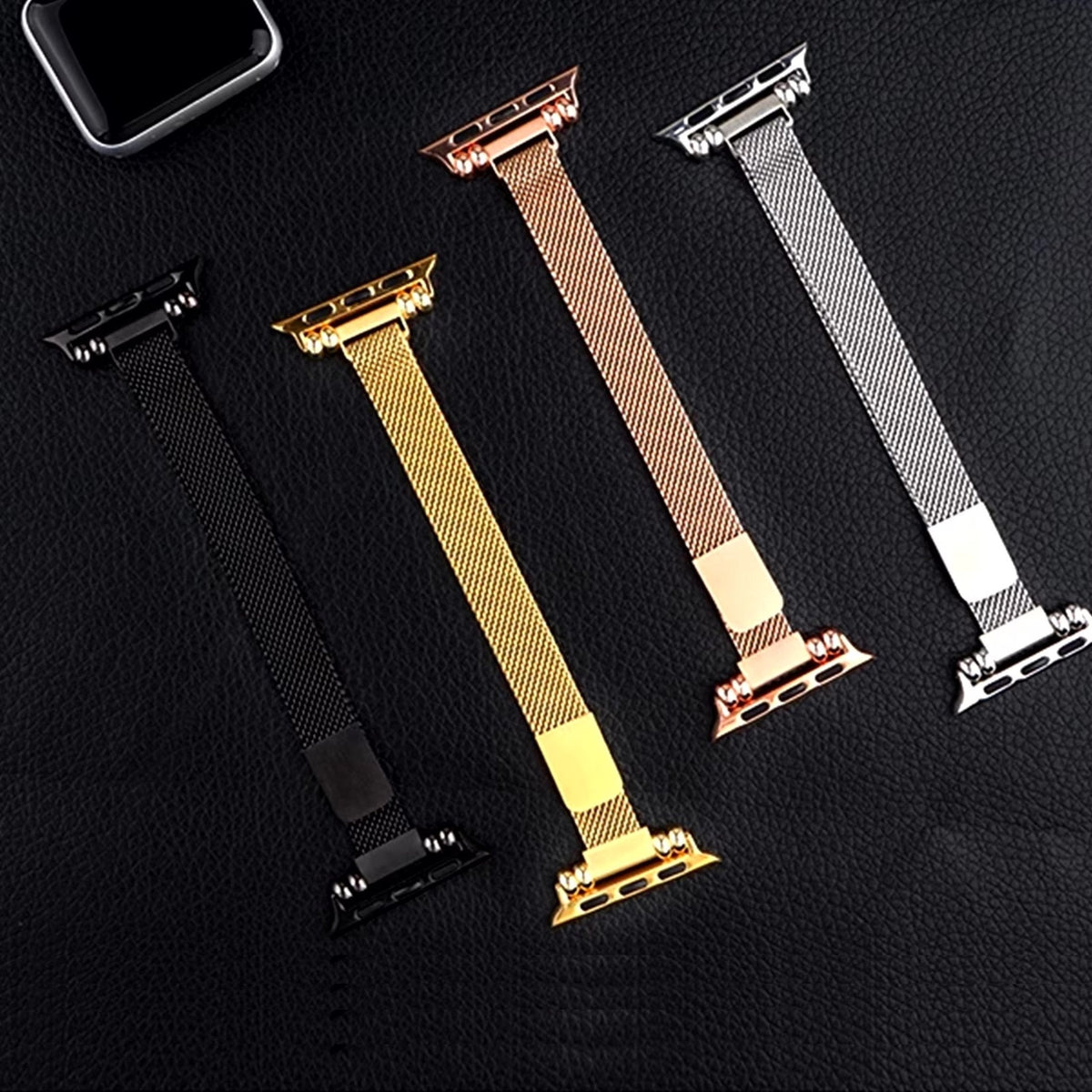 Correa Apple Watch, malla milanesa, para mujer, modelo Walida