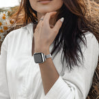 Correa Apple Watch, malla milanesa, para mujer, modelo Walida