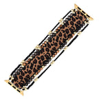 Correa Apple Watch, motivo leopardo, para mujer, modelo Cira