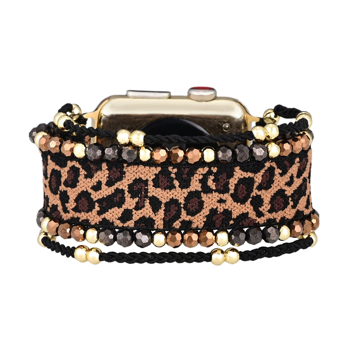 Correa Apple Watch, motivo leopardo, para mujer, modelo Cira