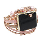 Correa Apple Watch, multicapa, multicolgantes, para mujer, modelo Fidi